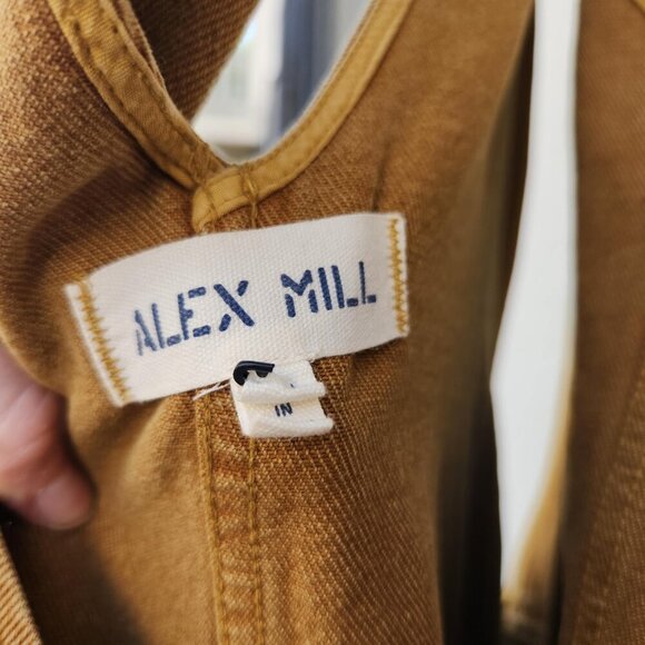Alex Mill Denim Jumpsuit khaki Overalls - Picture 10 of 11